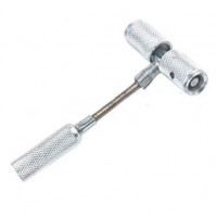 Valve fishing tool with short flexible cable