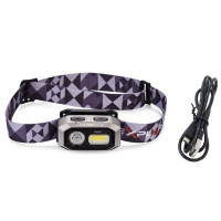 Osram + COB LED uzlādējama noņemama galvas lampa ar sensoru