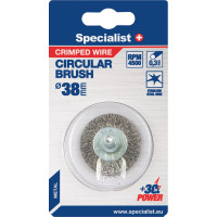 Specialist Vielinis šlifavimo diskas, tiesios vielos, su koteliu 38 mm.  SPECIALIST +