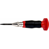 Adjustable center punch 4x125mm with plastic handle 130N RENNSTEIG