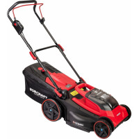 Worcraft Li-ion Cordless brushless lawn mower with 8.0Ah batteries 40V (20V + 20V)