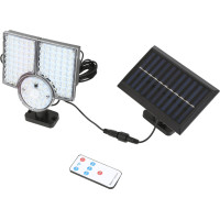Solar wall light with motion / daylight sensor 22.4W 6000K LED