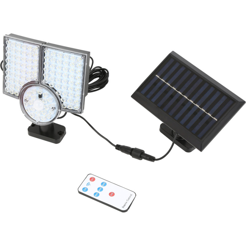 Solar wall light with motion / daylight sensor 22.4W 6000K LED