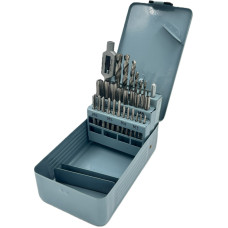 Taps HSSE M35 and drills HSS et with tin and titan coat 29pcs,