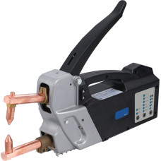 Spot welding machine for double-sided sheet metal welding