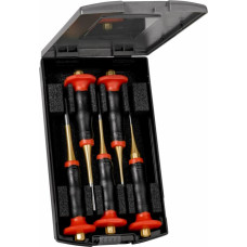 Pin punch set 5pcs with handguard RENNSTEIG