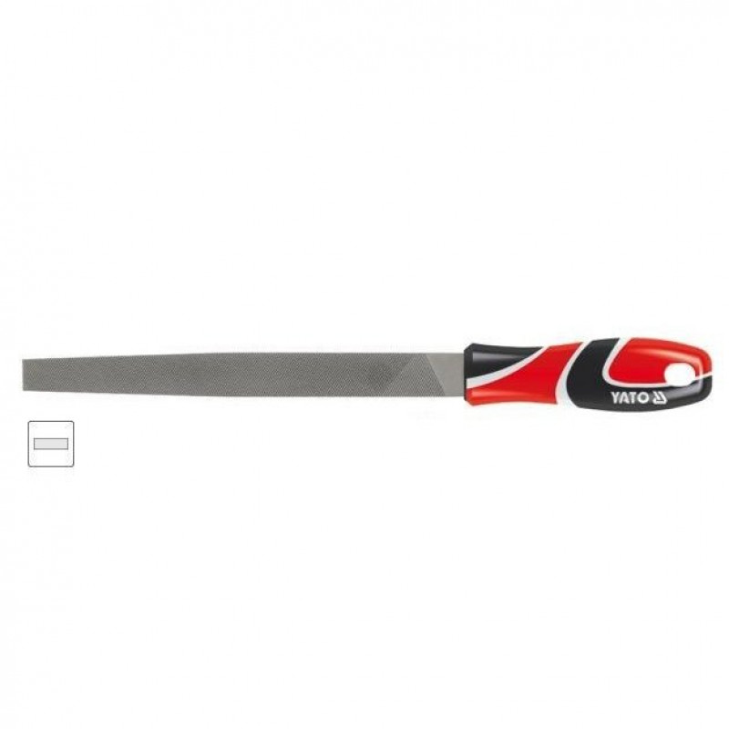 Yato Steel file. Flat / #2, L=250mm