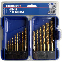 Specialist + urbju komplekts TITANIUM, 1.5-10 mm, 15 gab.