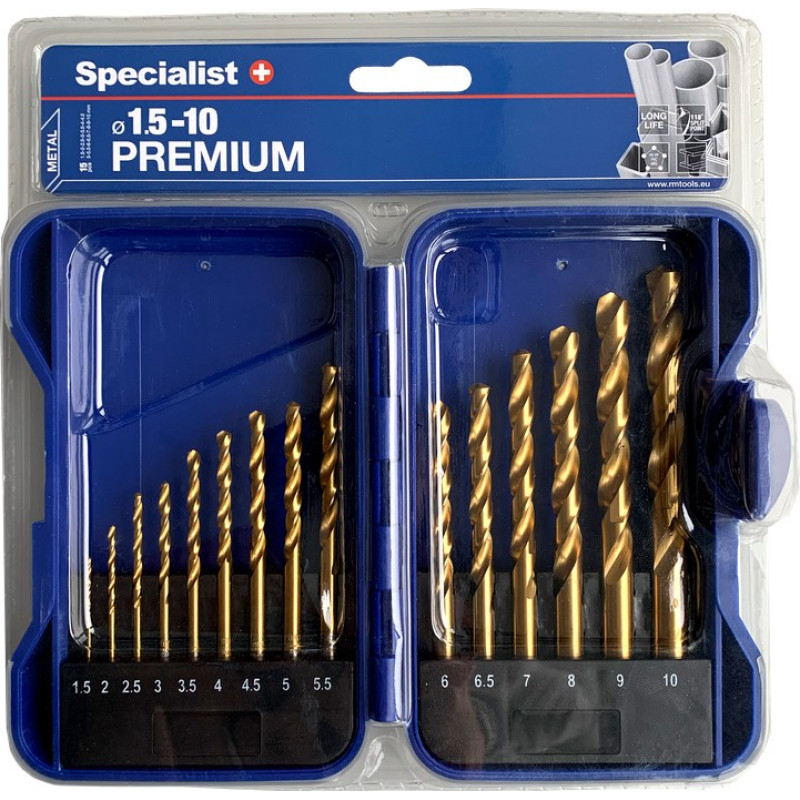 Specialist + urbju komplekts TITANIUM, 1.5-10 mm, 15 gab.