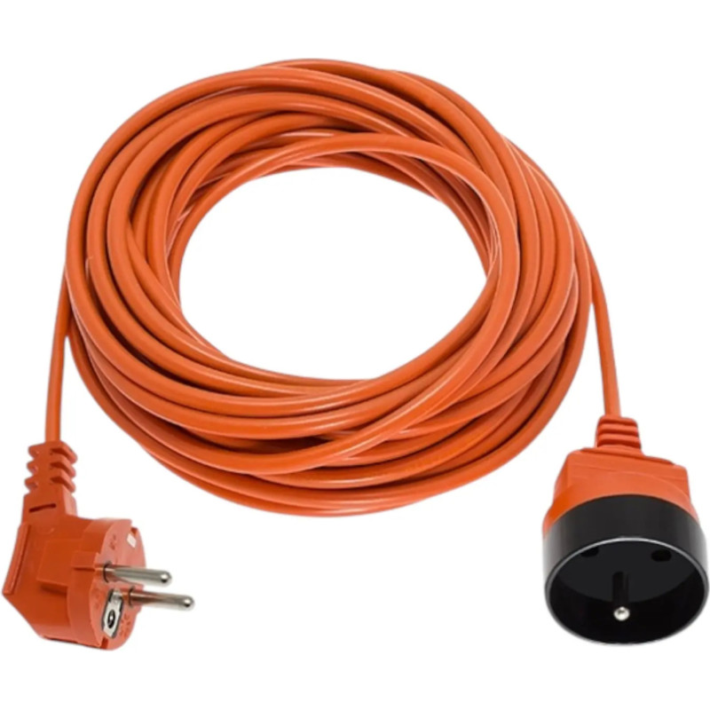 Drel Pagarinātājs 40 m, 3 x 1 mm², 10 A, oranžs, PVC, OMY, ar zemējumu, DREL