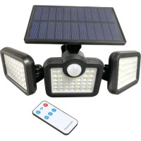 Solar wall light with motion / daylight sensor 21.6W 6500K LED