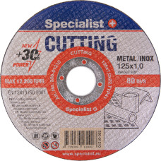 Specialist Cutting, grinding accessories / Abrasive cut off wheels / Cutting discs / Specialist metal cutting disc