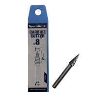 Specialist + cietmetāla frēze SKM, 8 x 17 x 6 mm