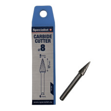 Specialist + cietmetāla frēze SKM, 8 x 17 x 6 mm