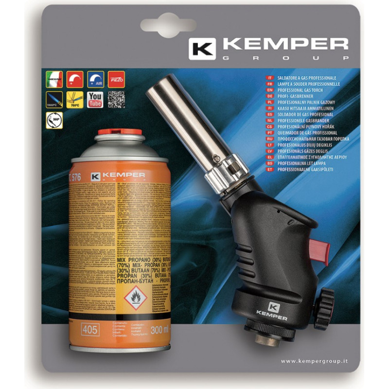 Kemper Komplekts KEMPER - deglis ar gāze, piezo