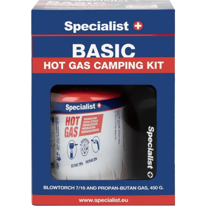 Specialist+ degļa un gāzu komplekts
