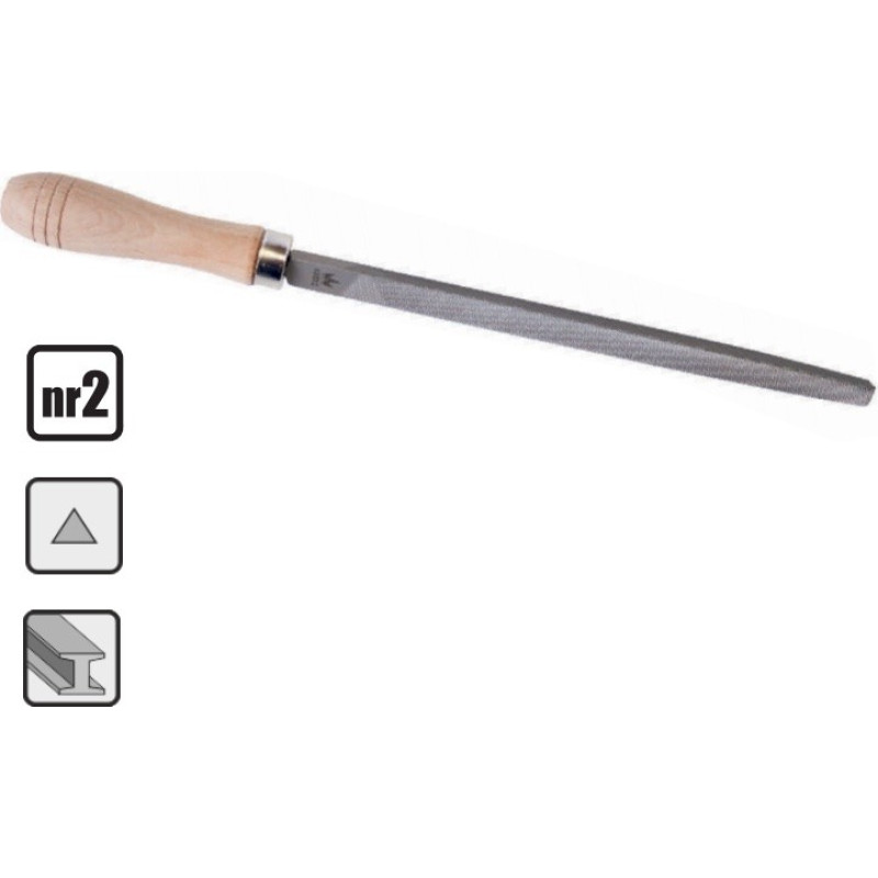 Richmann Atslēdznieka vīle, trīsstūrveida 200mm.