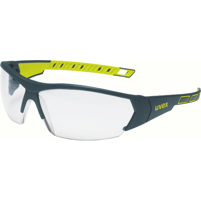 Uvex Aizsargbrilles UVEX I-Works, caurspīdīgas, zaļas