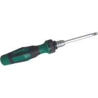 Changlu  Screwdriver Ratchet-type two-in-one Flat 6 x 155mm / PH2