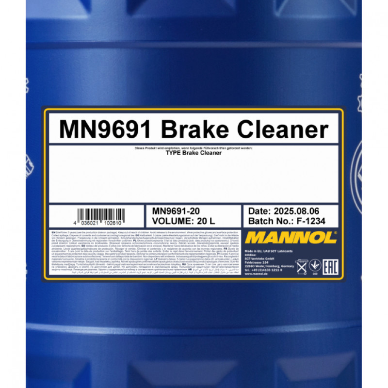 Mannol Brake Cleaner 20l