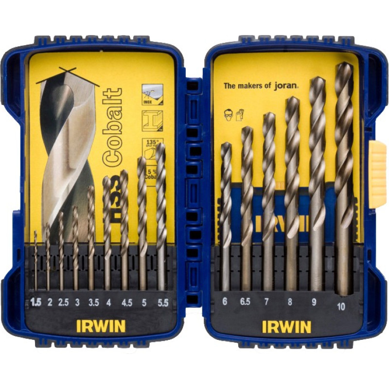 Irwin Urbju komplekts Cobalt 1.5-10 mm 19 gab.