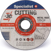 Specialist + metāla griešanas disks CUTTING, 125 x 1.2 x 22 mm