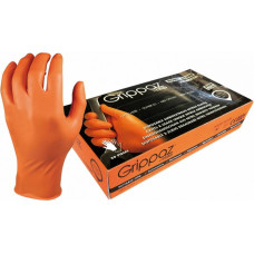 Disposable nitrile gloves Grippaz M-Safe 246OR / 8 (M) (50 pcs.)