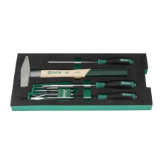 Sata Tray. Hammer, screwdriver, punch and chisel set 9pcs