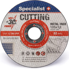 Specialist+ metāla griešanas disks CUTTING, 125 x 1.2 x 22 mm