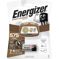 Energizer Galvas lukturis, 575lm, Uzlādējams vai 3xAAA, HDL60, ENERGIZER