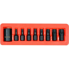 Yato 1/2" Dr. Bit ligzdas trieciena komplekts (TORX) 9gab