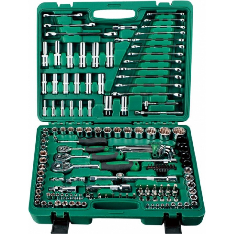 Changlu  1/4"+3/8"+1/2" Dr. Socket and wrench set 150pcs