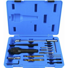 Glow plug removal & drilling set 16pcs