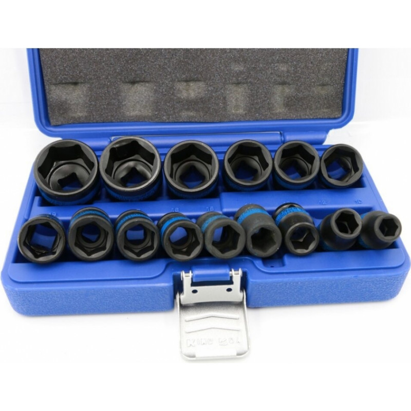 Kingroy 1/2" Dr. Impact ligzdu komplekts 15gab.