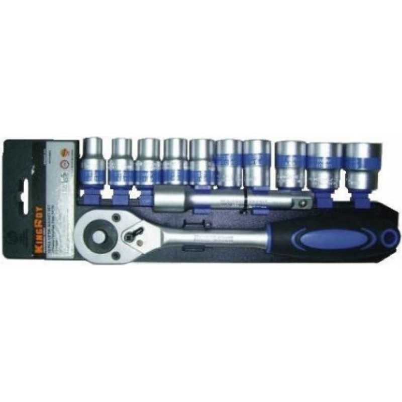 Kingroy 1/2" Dr. Socket set 12pcs.