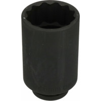Ellient Tools 1/2" Dr. dziļa trieciena ligzda 46 mm (12 pt.)