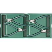 Sata Paplāte. Snap gredzenu knaibles komplekts 4gab.