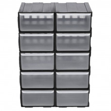 Modular organizer 10 drawers 225x155x100mm