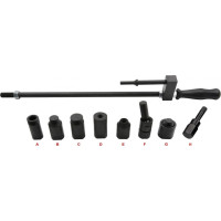 Ellient Tools Gaisa kaltu un dīzeļa inžektoru nosūcēja komplekts 9gab