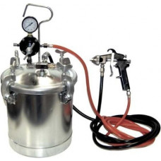 Paint tank 10l with spray gun 2.0mm