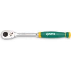 Sata 3/8" Dr. Quick-release ratchet, cushion grip 72 teeth