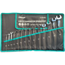 Changlu  Combination wrench set 14pcs (8-24mm)