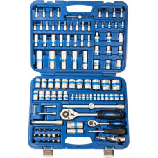 Kingroy 1/4" + 1/2" Dr. Socket set 108pcs. 12pt