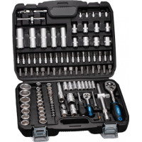 1/2" + 1/4" Dr. Socket komplekts 108gab 6pt