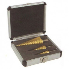 Sheet metal step drill set 3pcs. (4-32mm)