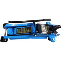 Ratiņu domkrats ar rotējošu rokturi 2,5t. Zems profils