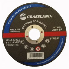 Grassland Griešanas disks 125x1,0x22,2 41. Metāls un tērauds