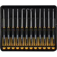 Precīzijas skrūvgriežu un āķu komplekts 12gab