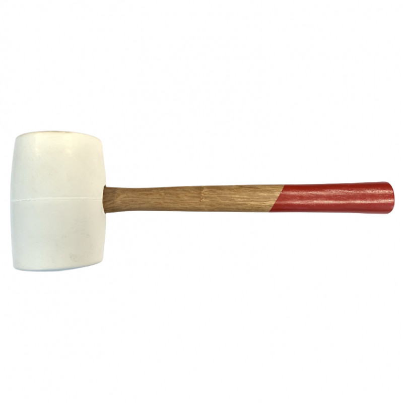 Rubber mallet / 0.5kg, Ø 65mm, L=330mm