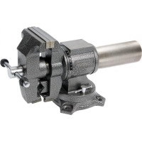 Daudzfunkcionāla grozāma pamata sola skrūvspīle / žokļa platums 100mm. Svars 10kg